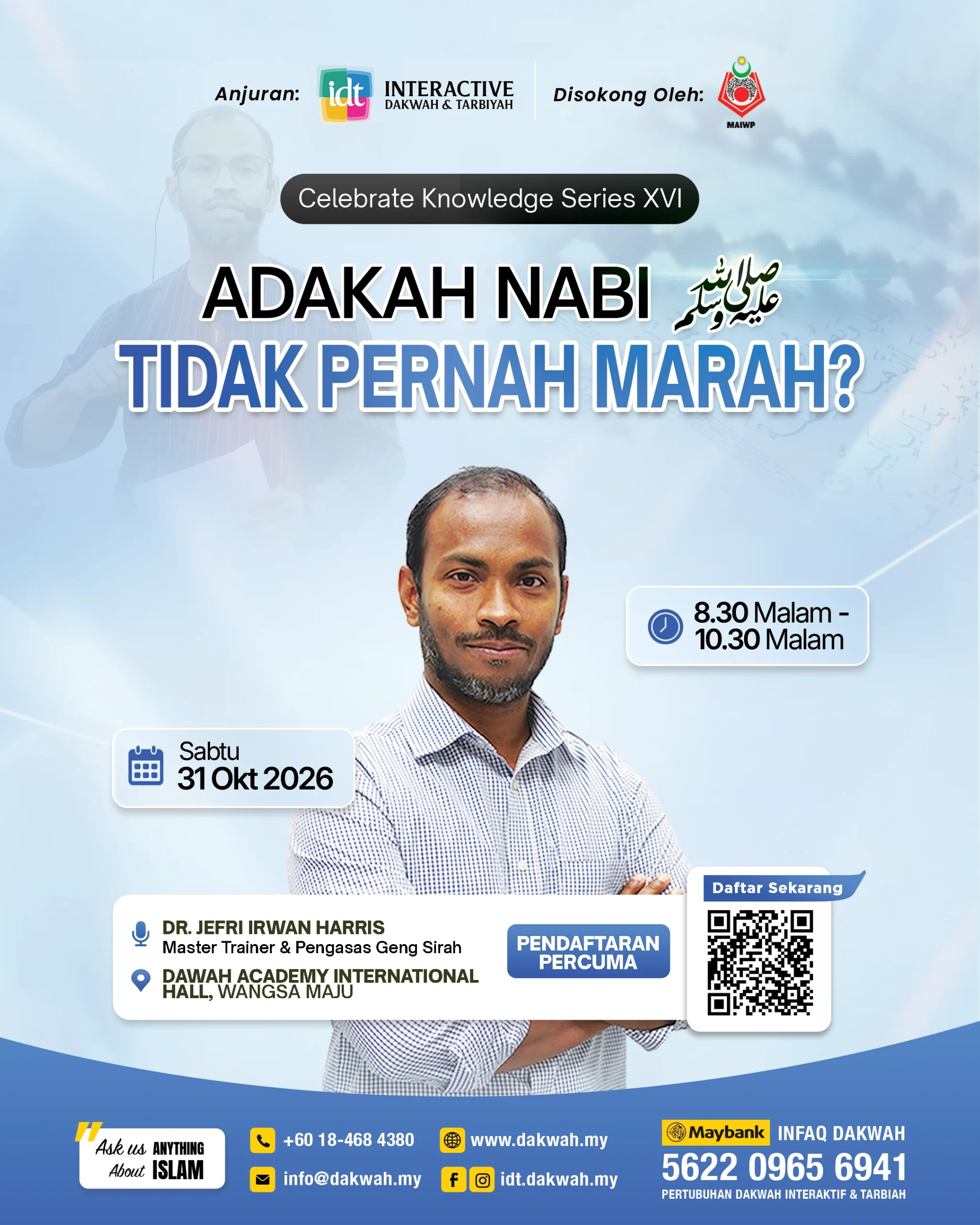 Adakah Nabi Saw. Tidak Pernah Marah?