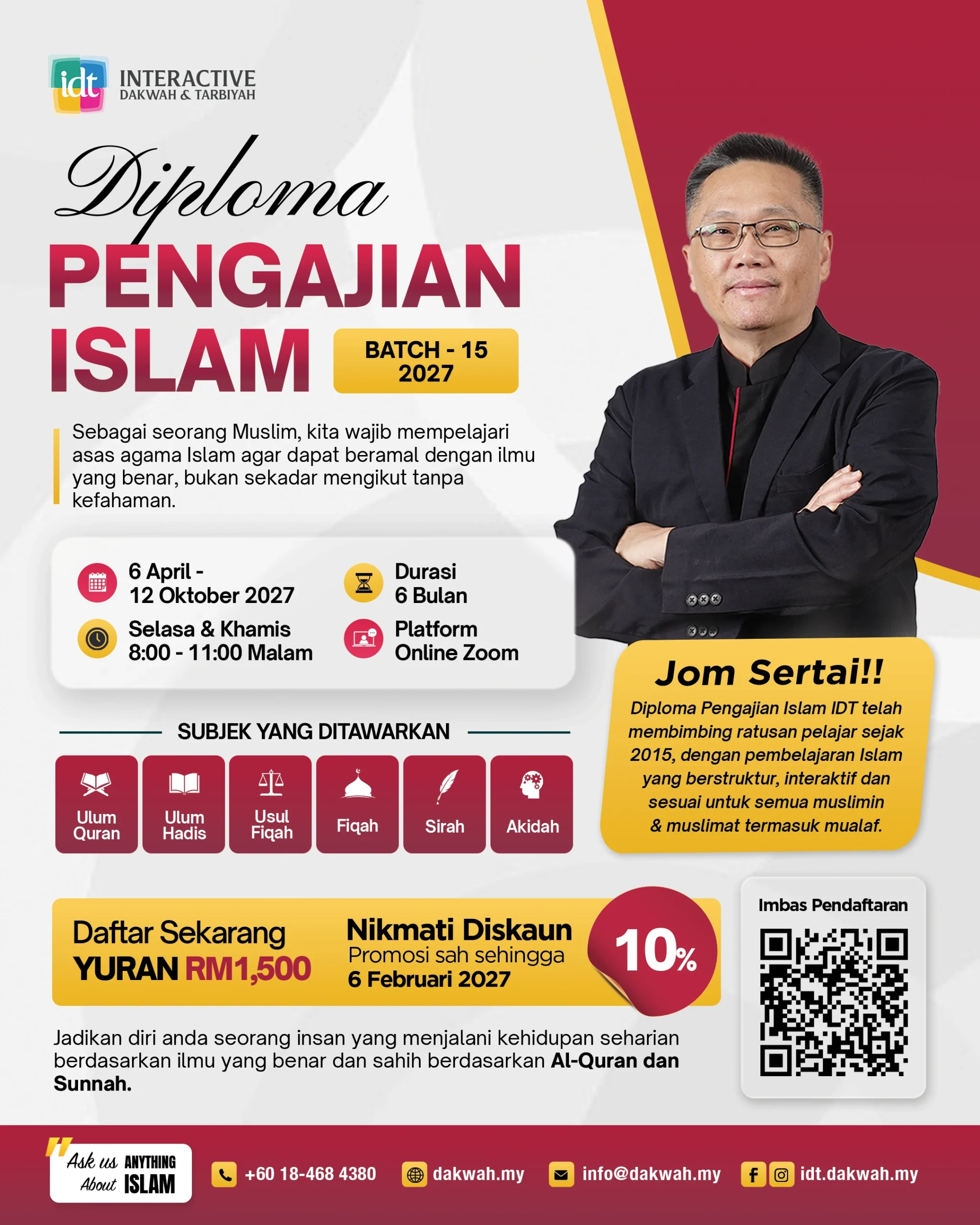 Diploma Pengajian Islam 2027 Poster